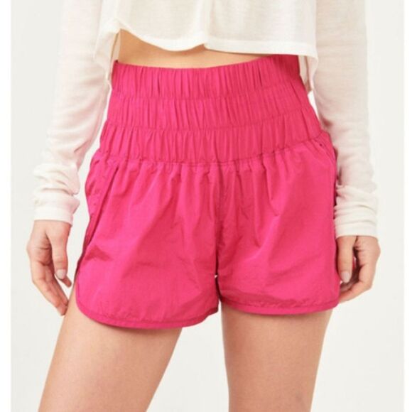 NWOT FP Movement by Free People Magenta The Way Home Running Shorts Size Large - Picture 1 of 16